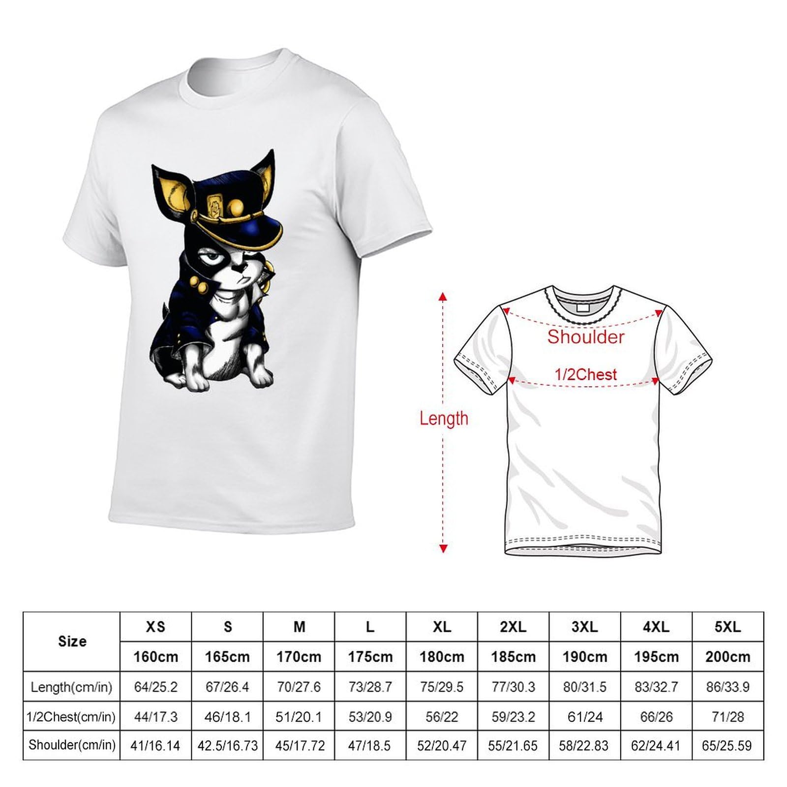 Amazon.co.jp: Tシャツ メンズ ジョジョの奇妙な冒険 イギー 半袖
